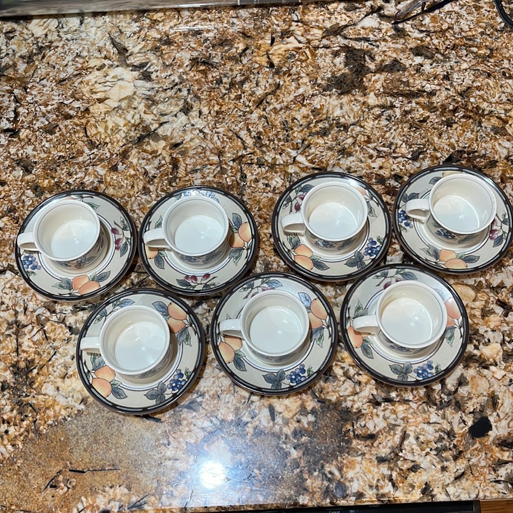 MIKASA GARDEN HARVEST ESPRESSO CUPS